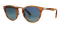 Persol PO3108S Striped Brown / Light Blue Gradient Blue Polar Lens (960/S3) Sunglasses - Color Image