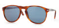 Persol PO9649S Terra Di Siena / Blue Lens (96/56) Sunglasses - Color Image