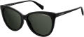 Polaroid Pld 6104/S/X Black / gray pz polarized (0807/M9) Sunglasses - Color Image