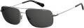 Polaroid Pld 6107/S/X Palladium / gray pz polarized (0010/M9) Sunglasses - Color Image