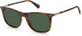 Polaroid Pld 2109/S Dark Havana / Green Polarized (0086/UC) Sunglasses - Color Image