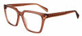 Police VPLG29 Transparent Light Brown (805) Eyeglasses - Color Image