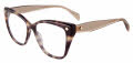 Police VPLM03M Brown Beige Havana (07UX) Eyeglasses - Color Image