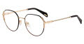 Police VPLF26 Black-Gold (0301) Eyeglasses - Color Image
