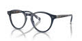 Polo PH2268 Shiny Transparent Blue (5470) Eyeglasses - Color Image