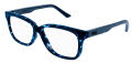 Puma PJ0070OA-Kids Havana-Blue (002) Eyeglasses - Color Image