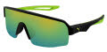 Puma PU0399S Black / Green Lens (002) Sunglasses - Color Image