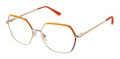 RACHEL by Rachel Roy Marvel Tangerine Eyeglasses - Color Image