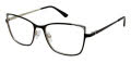 RACHEL by Rachel Roy Noble Black Eyeglasses - Color Image