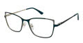 RACHEL by Rachel Roy Noble Teal Eyeglasses - Color Image