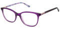 RACHEL by Rachel Roy Novel Eggplant Eyeglasses - Color Image