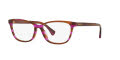 RALPH by Ralph Lauren RA7133U Striped Brown Violet (5984) Eyeglasses - Color Image
