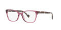 RALPH by Ralph Lauren RA7137U Shiny Transparent Violet (6008) Eyeglasses - Color Image