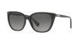 RALPH by Ralph Lauren RA5274 Shiny Black / Polarized Gradient Grey Lens (5001T3) Sunglasses - Color Image