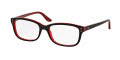 Ralph Lauren RL6062 Top Havana - Red (5255) Eyeglasses - Color Image
