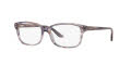 Ralph Lauren RL6062 Shiny Striped Violet (5877) Eyeglasses - Color Image