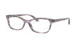 Ralph Lauren RL6205 Shiny Striped Violet (5877) Eyeglasses - Color Image