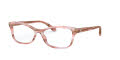 Ralph Lauren RL6205 Striped Pink (5878) Eyeglasses - Color Image