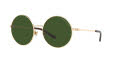 Ralph Lauren RL7072 Shiny Sanded Pale Gold / Dark Green Lens (931665) Sunglasses - Color Image