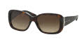 Ralph Lauren RL8127B Dark Havana / Brown Gradient Lens (500313) Sunglasses - Color Image