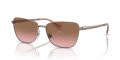 RALPH by Ralph Lauren RA4143 Shiny Rose Gold - Brown Gradient Pink (942714) Sunglasses - Color Image