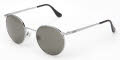 Randolph Engineering P3 - Skull Temple Bright Chrome / SkyTec™ American Gray Lens (P3046) Sunglasses - Color Image