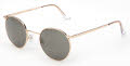 Randolph Engineering P3 - Skull Temple 23K Gold / SkyTec™ American Gray Polarized Lens (P3049) Sunglasses - Color Image