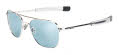 Randolph Engineering Aviator - Bayonet Temple 23k White Gold / SkyTec™ Blue Hydro Lens  Sunglasses - Color Image