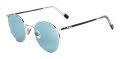 Randolph Engineering P3 - Skull Temple 23k White Gold / SkyTec™ Blue Hydro Lens (P3042) Sunglasses - Color Image
