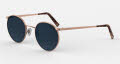 Randolph Engineering P3 - Skull Temple 22k Satin Rose Gold / SkyForce™ Polarized Slate Lens (P3084) Sunglasses - Color Image