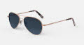 Randolph Engineering Amelia 22k Satin Rose Gold / SkyForce™ Polarized Slate Lens (AA021) Sunglasses - Color Image