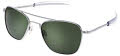 Randolph Engineering Aviator - Bayonet Temple Matte Chrome / SkyTec™ AGX Polarized Lens  Sunglasses - Color Image