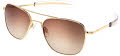 Randolph Engineering Aviator - Bayonet Temple 23k Gold / SkyForce™ Cape Sand Lens (AF152) Sunglasses - Color Image