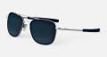 Randolph Engineering Aviator Fusion Matte Chrome / SkyForce™ Polarized Slate Lens Sunglasses - Color Image