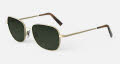 Randolph Engineering Cecil 23k Satin Gold / SkyForce™ Polarized Evergreen Lens (CL011) Sunglasses - Color Image