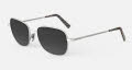 Randolph Engineering Cecil Satin Silver / SkyForce™ Polarized Coastal Gray Lens (CL012) Sunglasses - Color Image