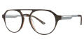 Randy Jackson RJ Limited Edition X136 Brown (183) Eyeglasses - Color Image
