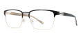 Randy Jackson RJ 1103 Black/Gold (235) Eyeglasses - Color Image