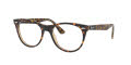 Ray-Ban RB2185V Wayfarer II Havana on Top Transparent Brown (5989) Eyeglasses - Color Image