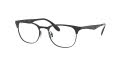 Ray-Ban RB6346 Black-Matte Black (2904) Eyeglasses - Color Image