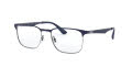 Ray-Ban RB6363 Gunmetal on Top Dark Blue (2947) Eyeglasses - Color Image