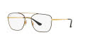 Ray-Ban RB6450 Black On Arista (2991) Eyeglasses - Color Image
