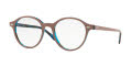 Ray-Ban RB7118 Dean Top Light Brown On Havan (5715) Eyeglasses - Color Image