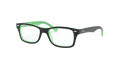 Ray-Ban Junior RY1531 Green Transparent On Top (3764) Eyeglasses - Color Image