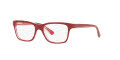 Ray-Ban Junior RY1536 Red On Transparent (3852) Eyeglasses - Color Image