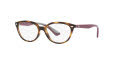 Ray-Ban Junior RY1612 Havana (3904) Eyeglasses - Color Image