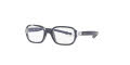 Ray-Ban Junior RY9074V Transparent On Rubber Bl (3881) Eyeglasses - Color Image