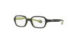 Ray-Ban Junior RY9074V Black On Rubber Green (3882) Eyeglasses - Color Image