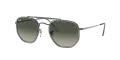 Ray-Ban RB3648M The Marshal II Gunmetal / Grey Gradient Dark Grey Lens (004/71) Sunglasses - Color Image