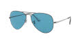 Ray-Ban RB3689 Shiny Gunmetal / Polarized Blue Lens (004/S2) Sunglasses - Color Image